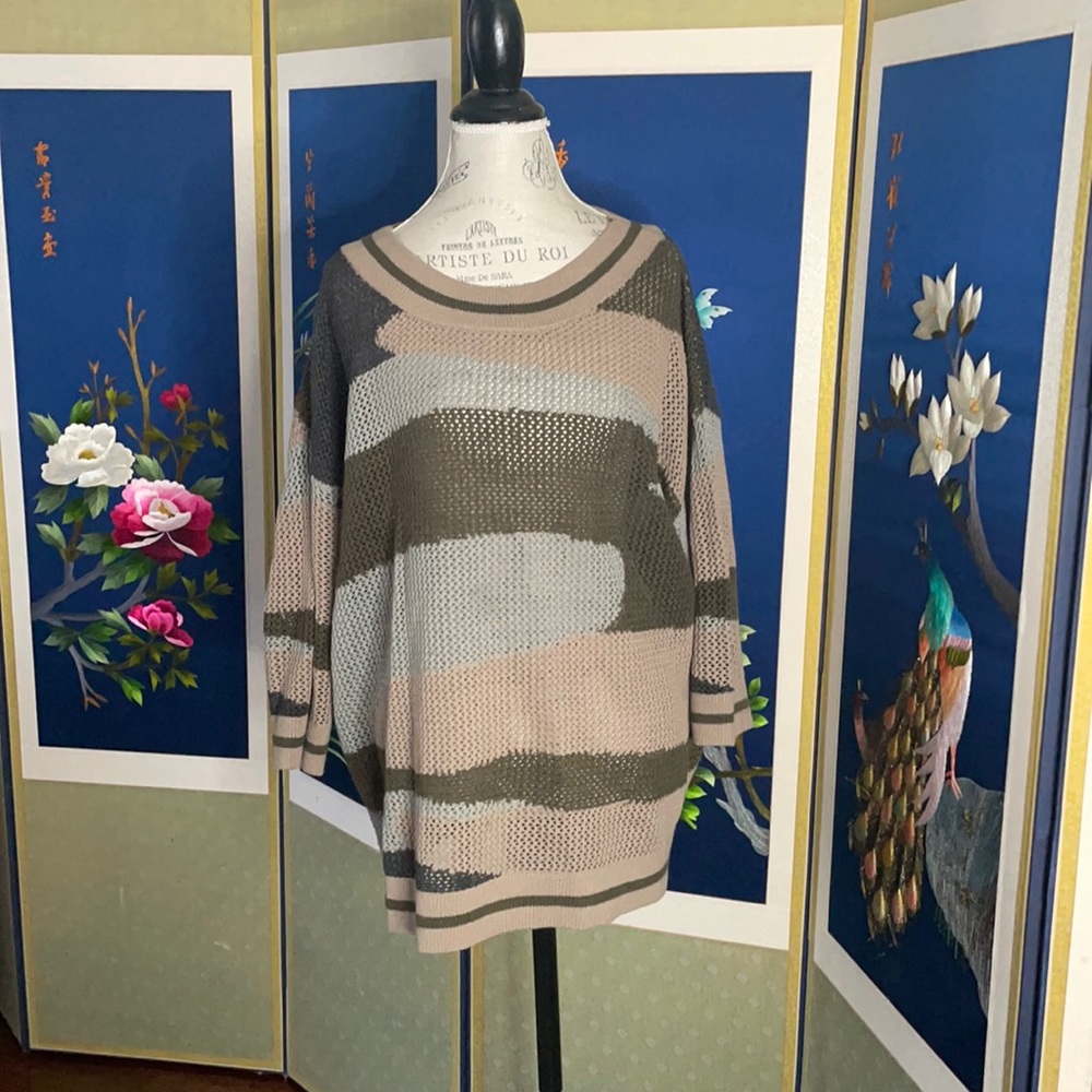 Crochet Camo sweater